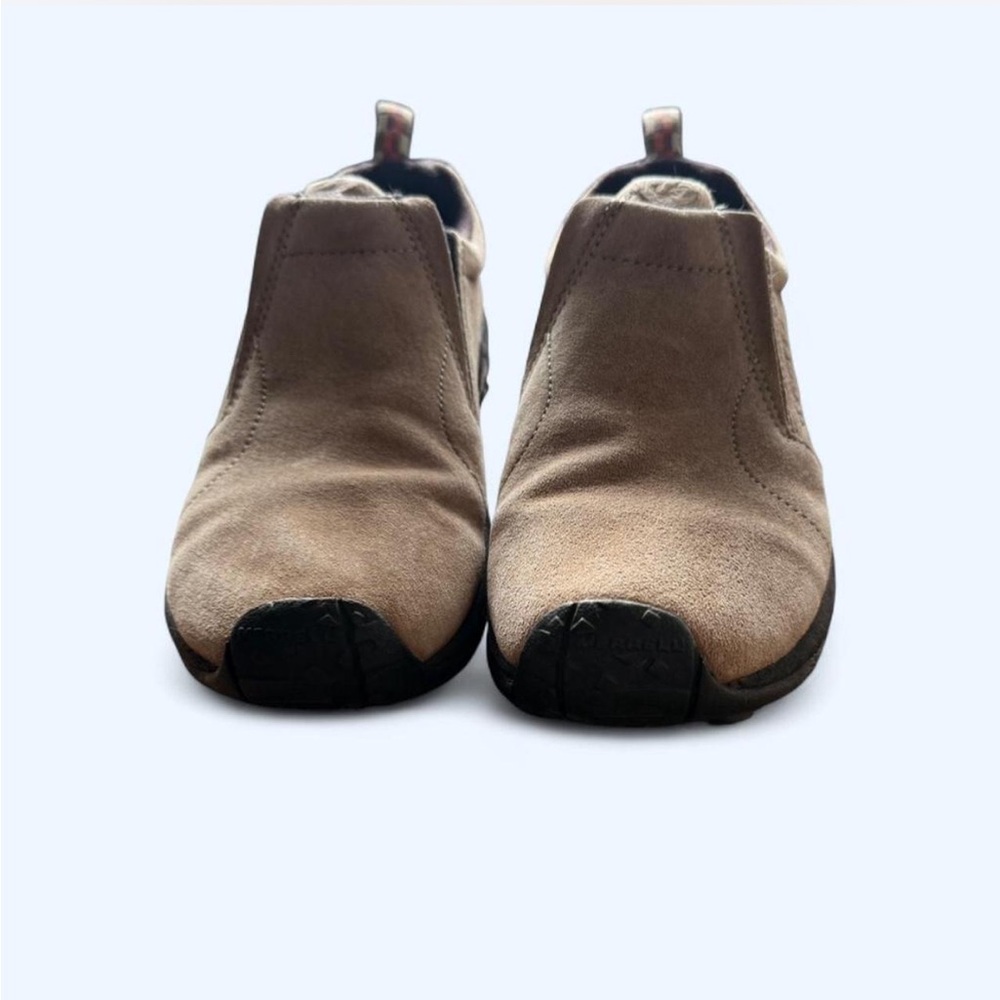 Merrell Tan Suede Slip-On Hiking Shoes Great Traction for Hiking! - Picture 2 of 9